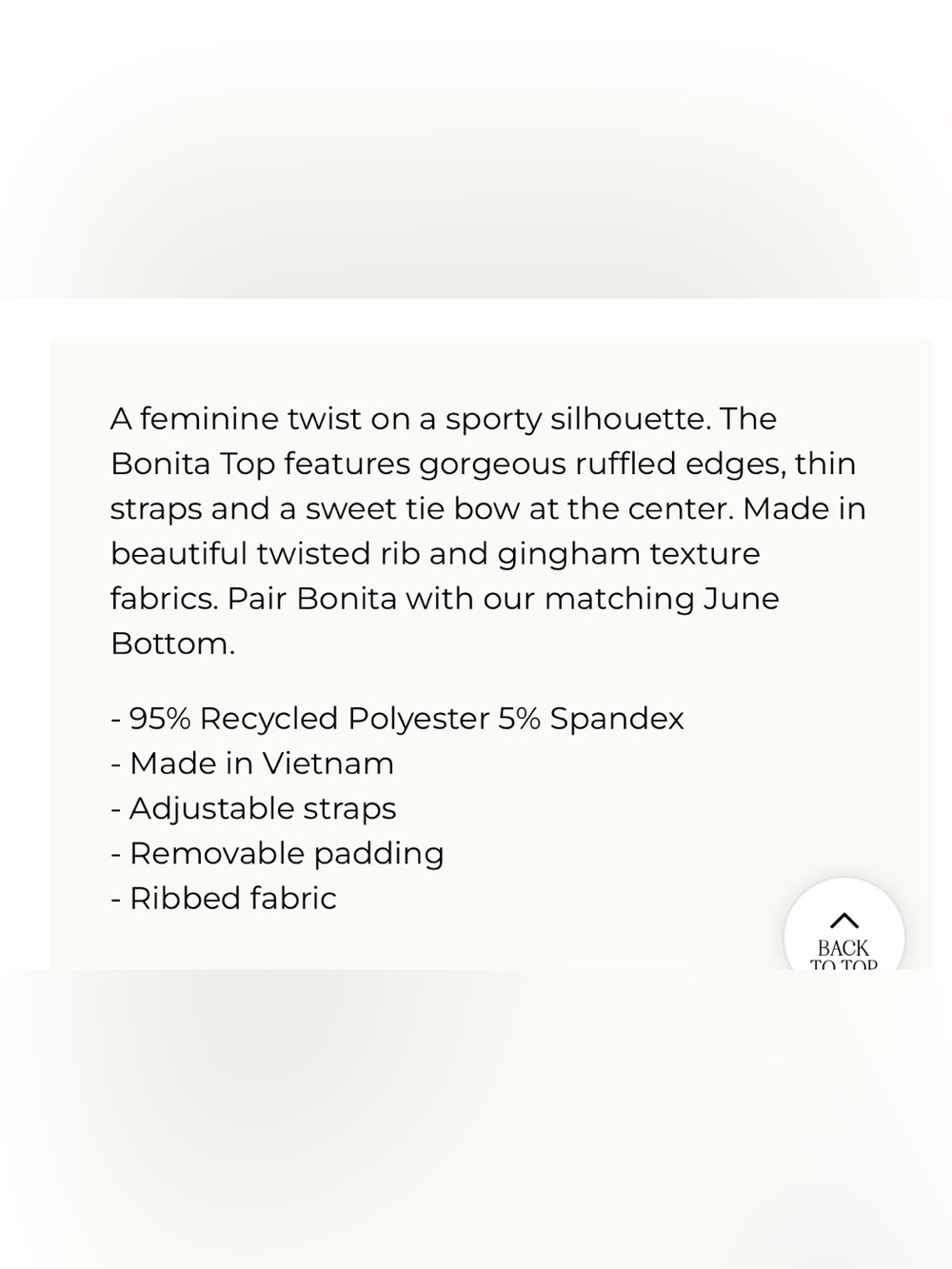 Dippin Daisys Bonita Ruffled Bikini Top & Luisa Shorts in Gardenia Pointelle- S - Picture 12 of 14
